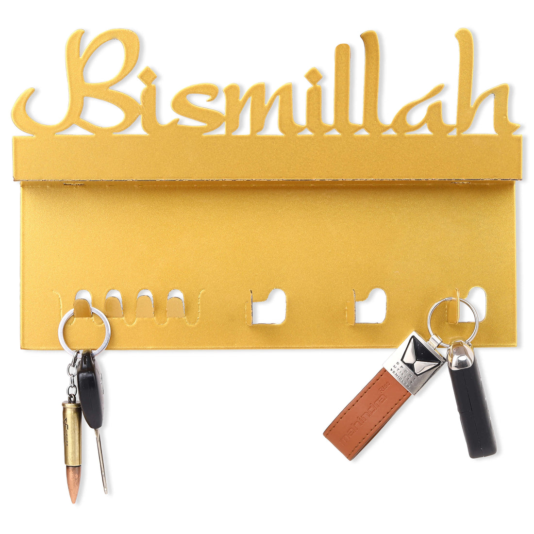 Bismillah Keychain Holden Golden Wall Hanging Metal