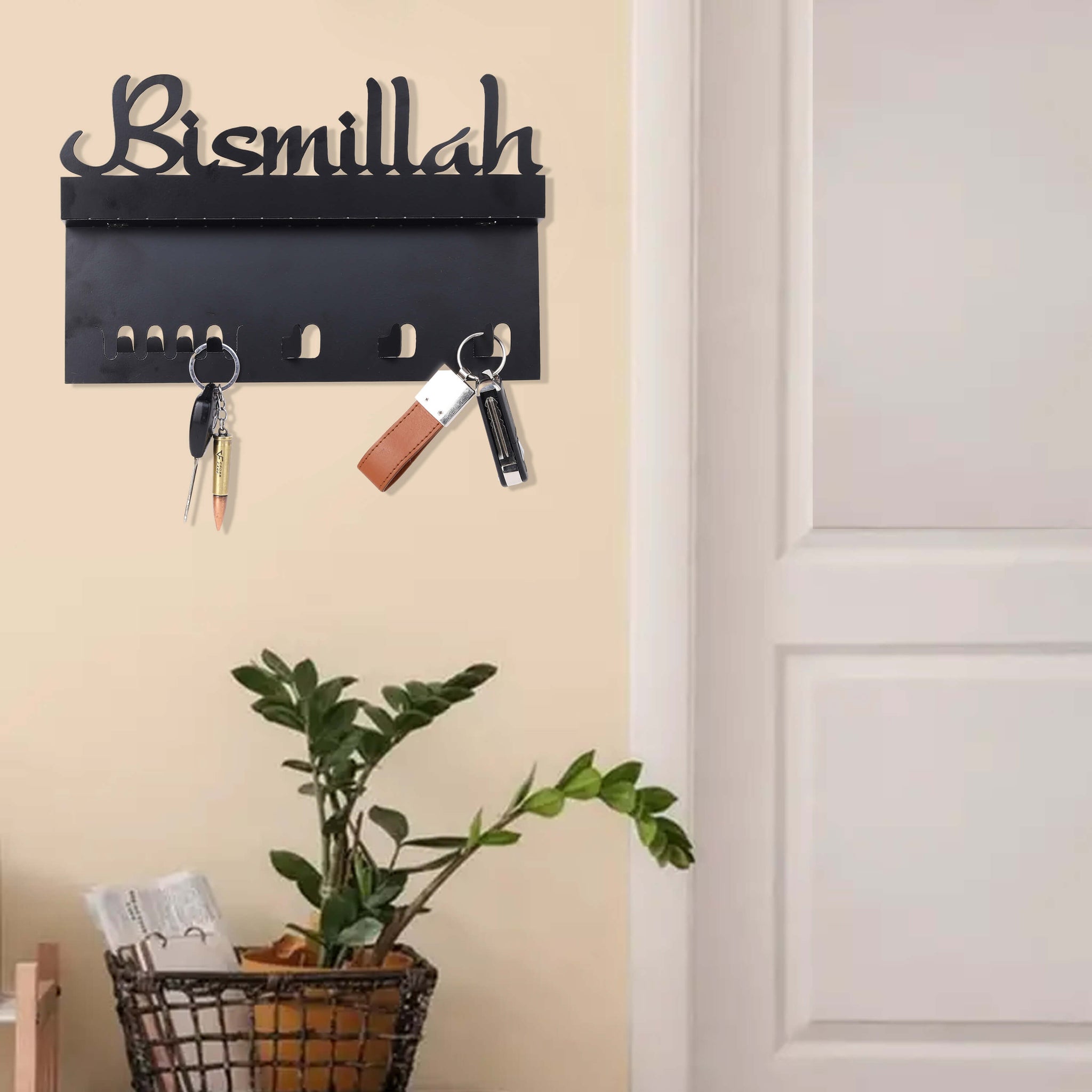 Bismillah Keychain Holden Wall Hanging Metal